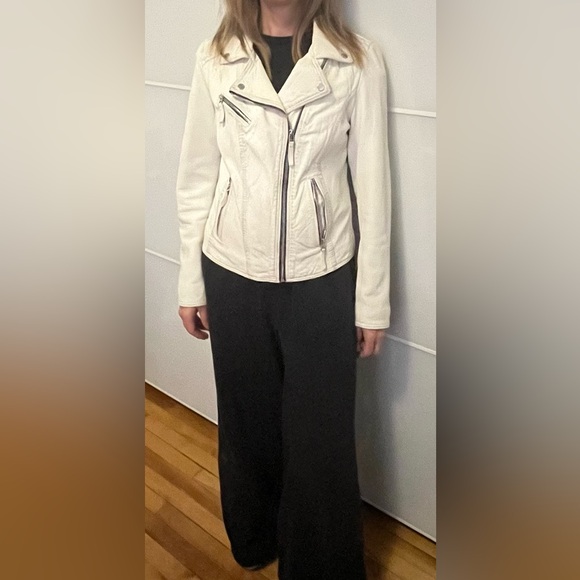 Oakwood Manteau de cuir blanc - Picture 5 of 5